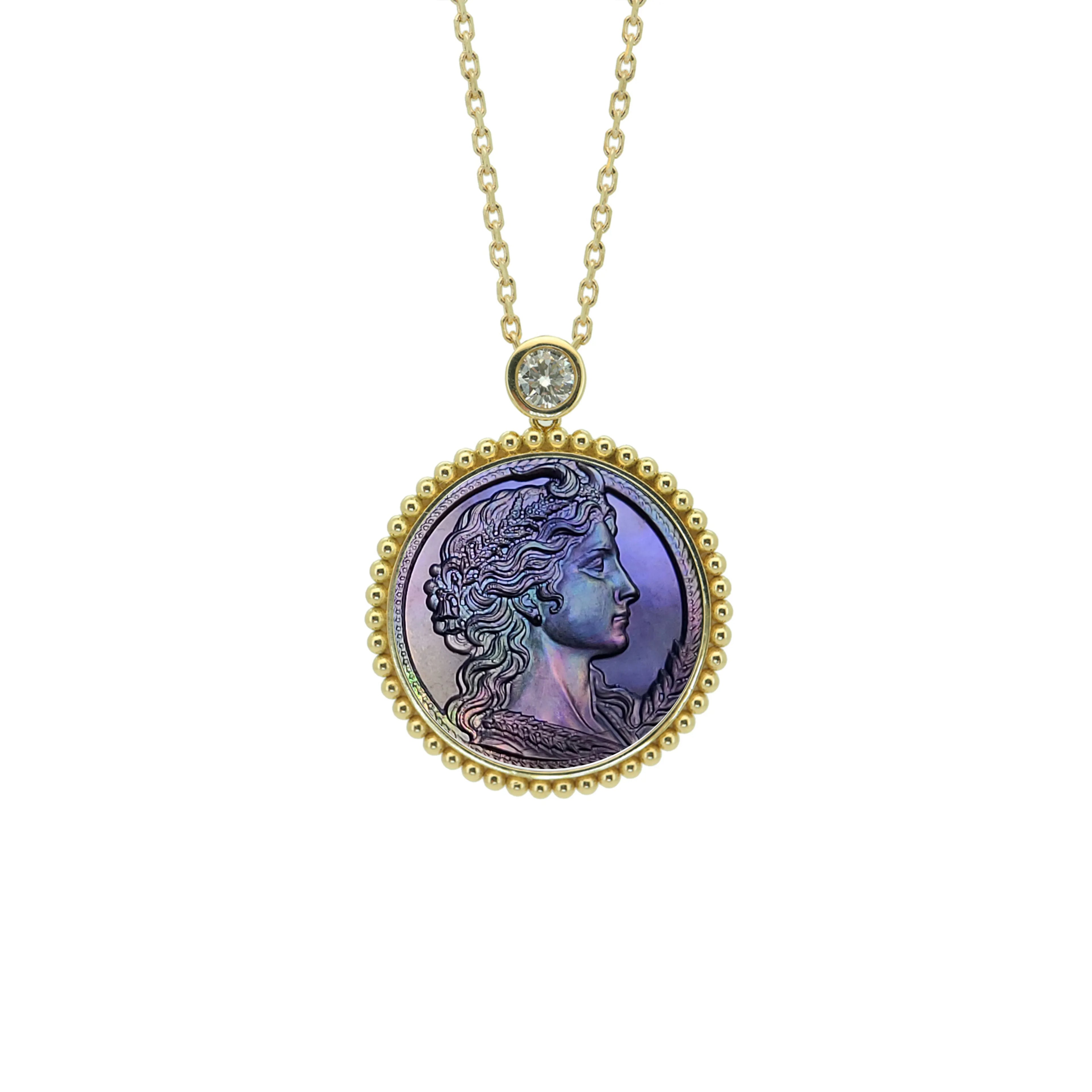 Greek Goddess Zodiac Necklace-Beaded