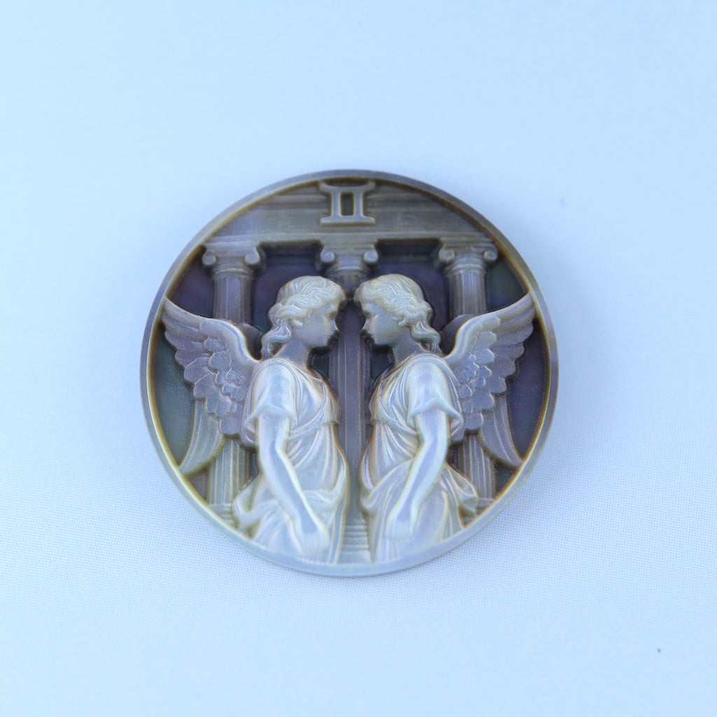 Zodiac Shell Carving Disc — Olympian Series
