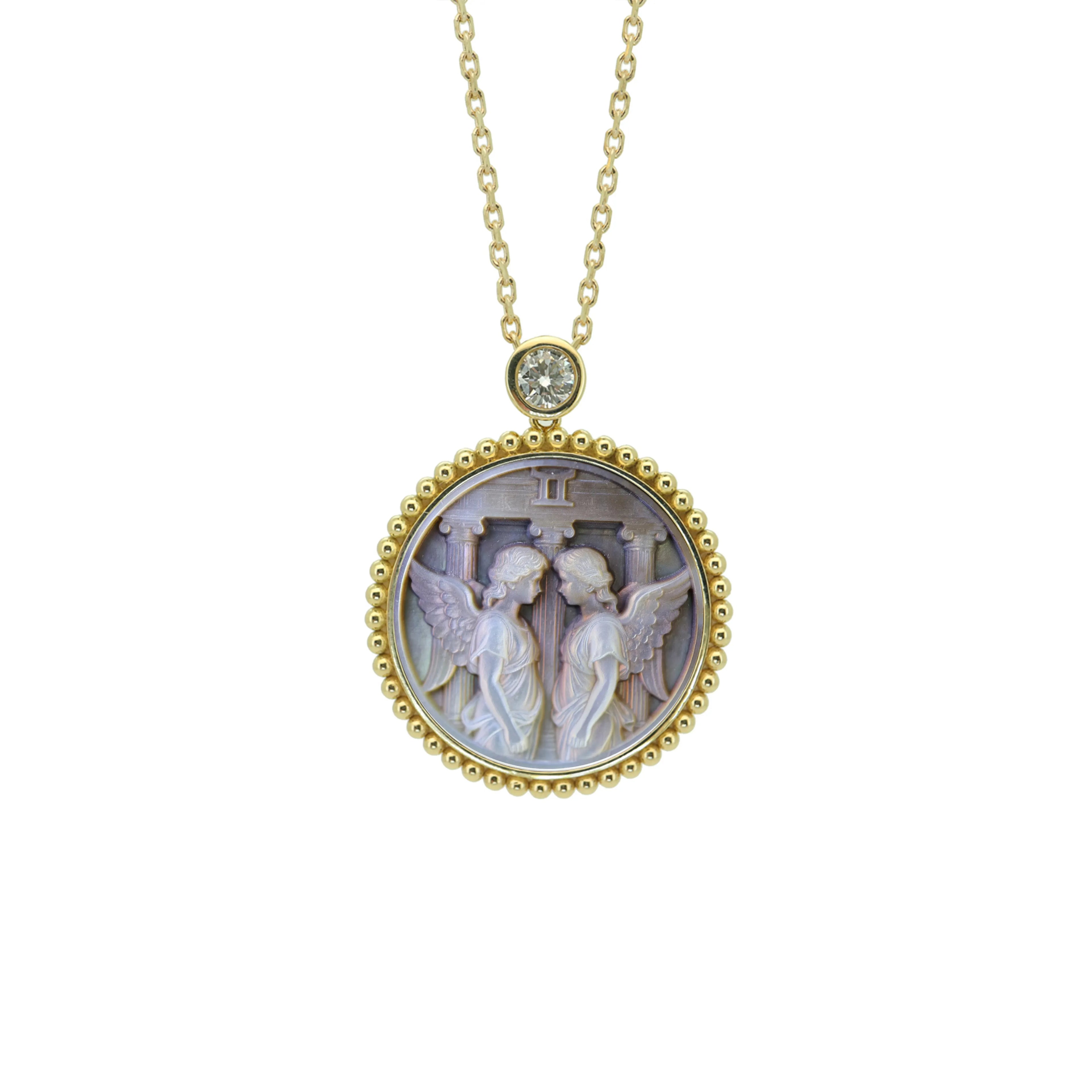 Greek Goddess Zodiac Necklace-Beaded