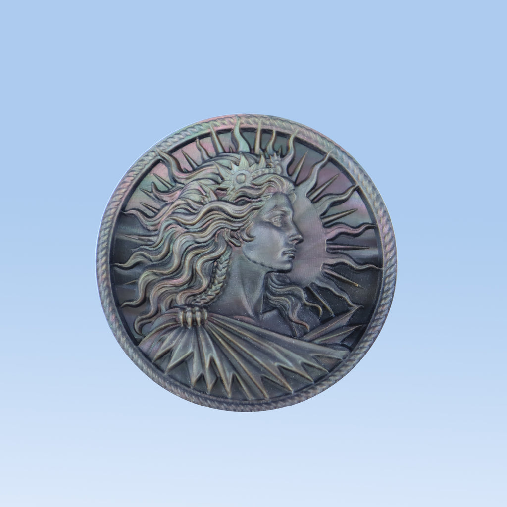 Zodiac Shell Carving Disc — Olympian Series