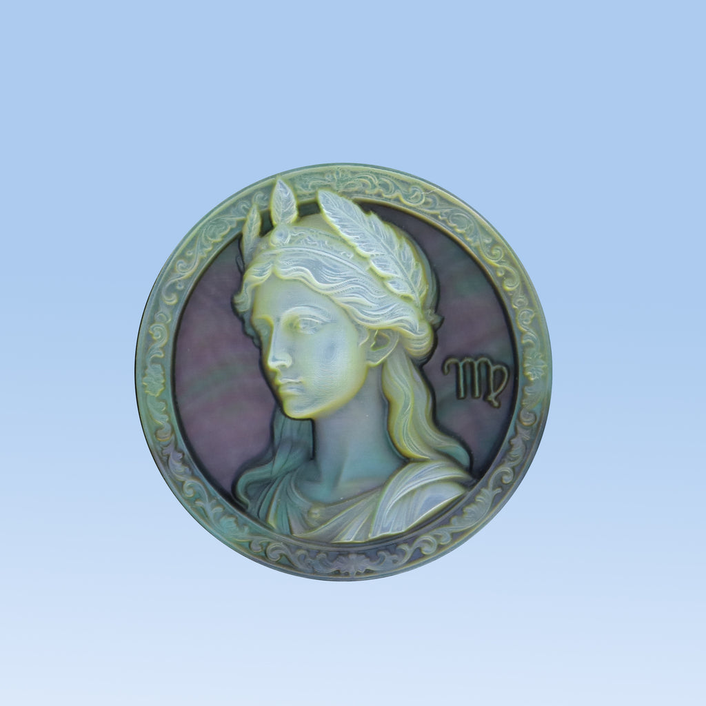Zodiac Shell Carving Disc — Olympian Series