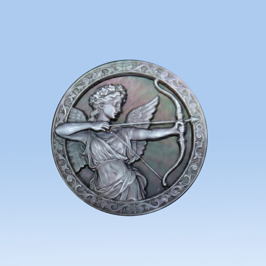 Zodiac Shell Carving Disc — Olympian Series