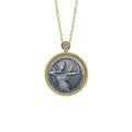 Sagittarius Greek Goddess Zodiac Beaded Necklace