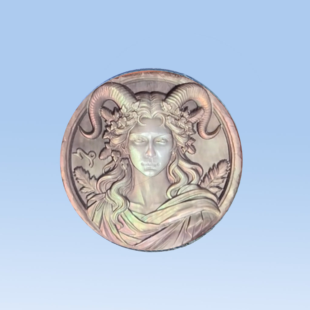 Zodiac Shell Carving Disc — Olympian Series