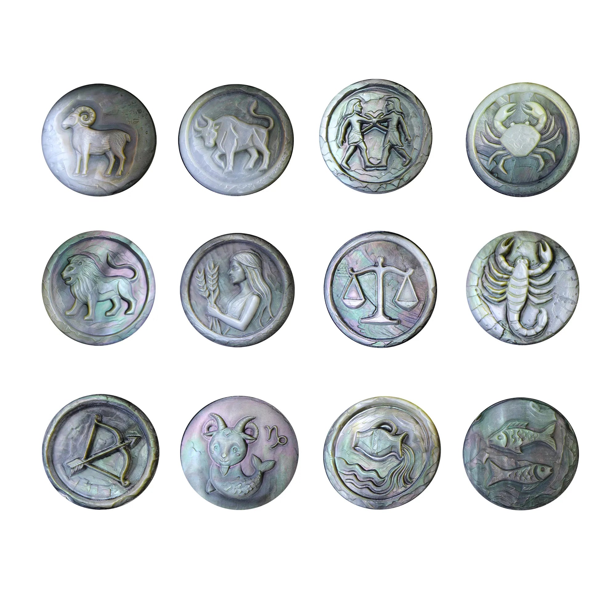 Stone-Hewn Style Zodiac Necklace-Twisted (Copy)