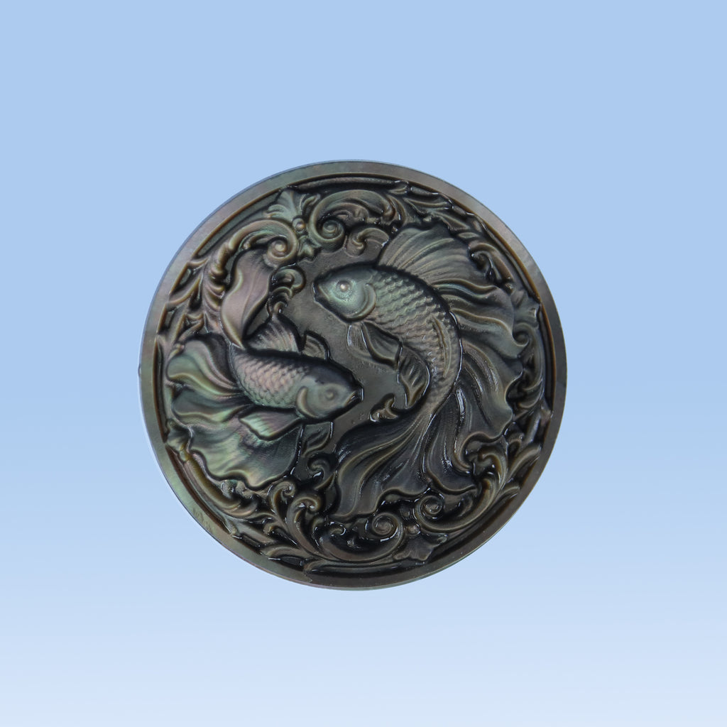 Zodiac Shell Carving Disc — Olympian Series