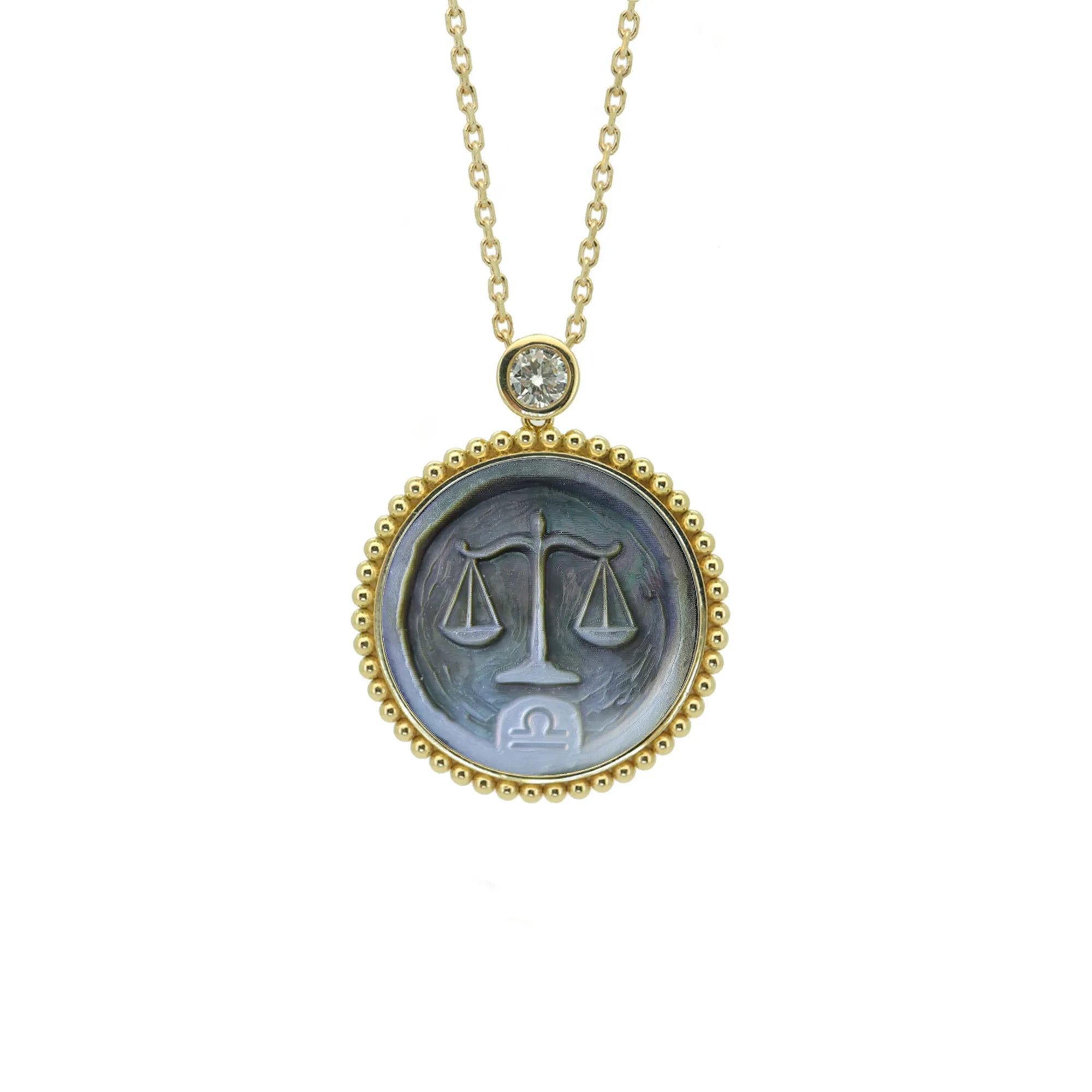 Post-Impressionist Zodiac Necklace-Beaded