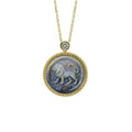 Leo Post-Impressionist Zodiac Necklace - Beaded