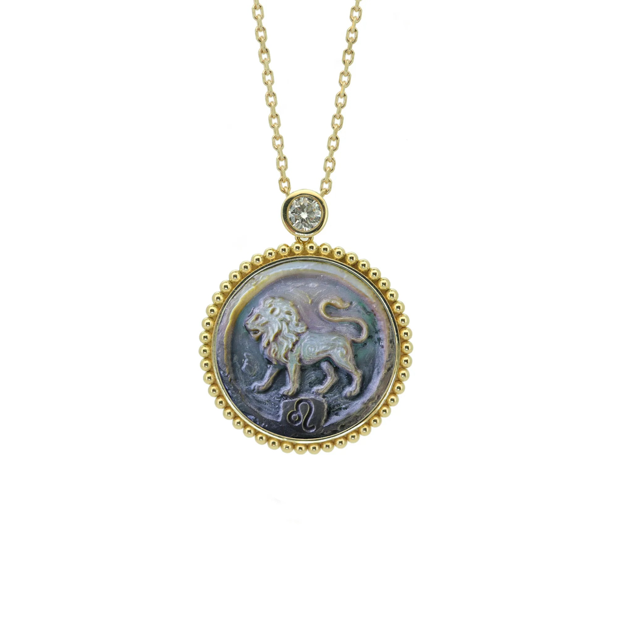 Post-Impressionist Zodiac Necklace-Beaded