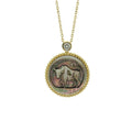 Taurus Avant-Garde Abstract Zodiac Relief Beaded Necklace