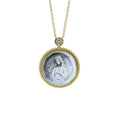 Virgo Post-Impressionist Zodiac Necklace - Beaded