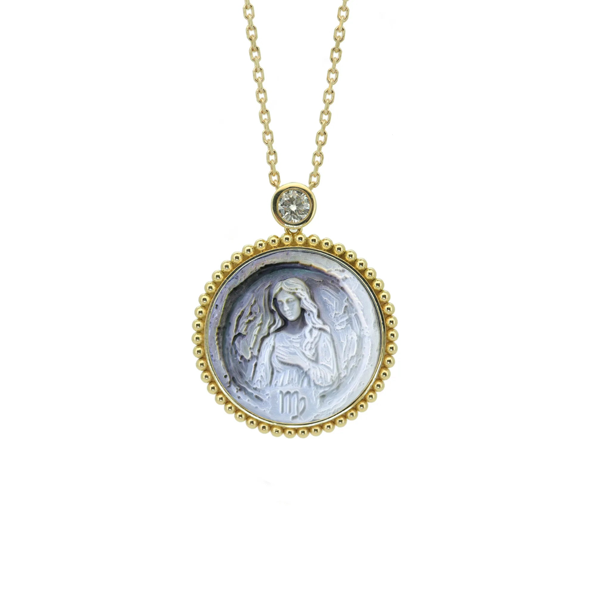 Post-Impressionist Zodiac Necklace-Beaded