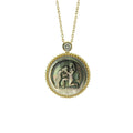 Aquarius Avant-Garde Abstract Zodiac Relief Beaded Necklace