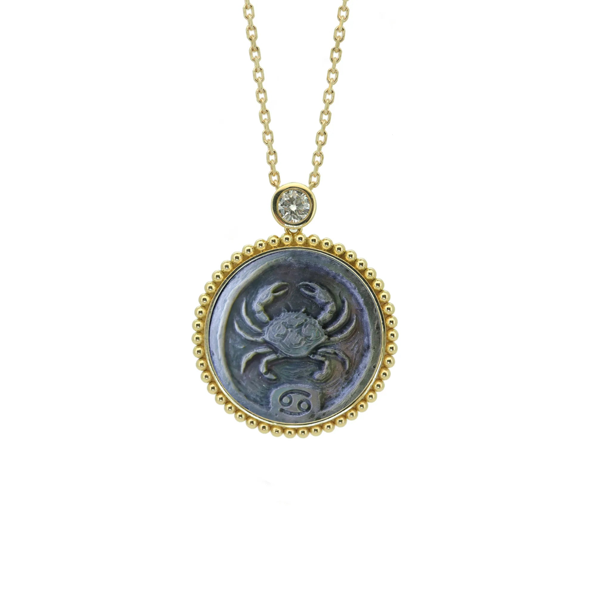 Post-Impressionist Zodiac Necklace-Beaded