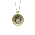 Cancer Avant-Garde Abstract Zodiac Relief Necklace - Beaded