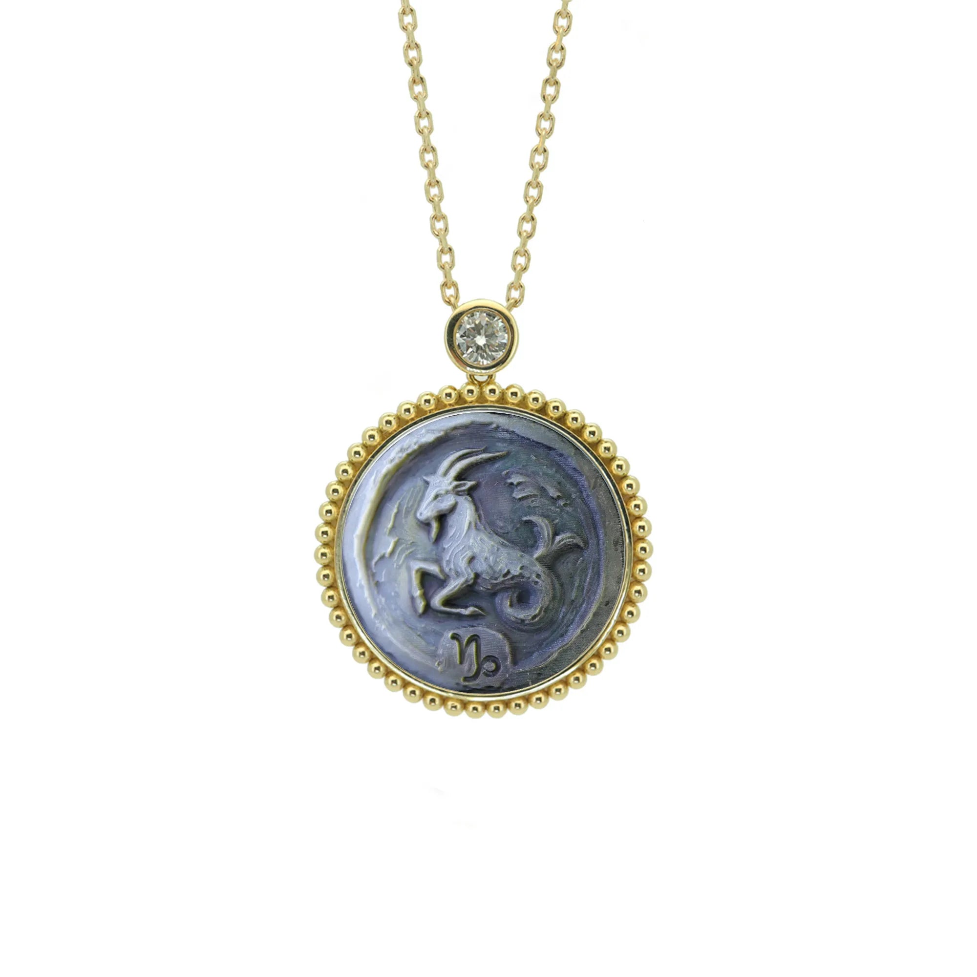 Post-Impressionist Zodiac Necklace-Beaded