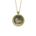 Leo Avant-Garde Abstract Zodiac Relief Necklace-Beaded
