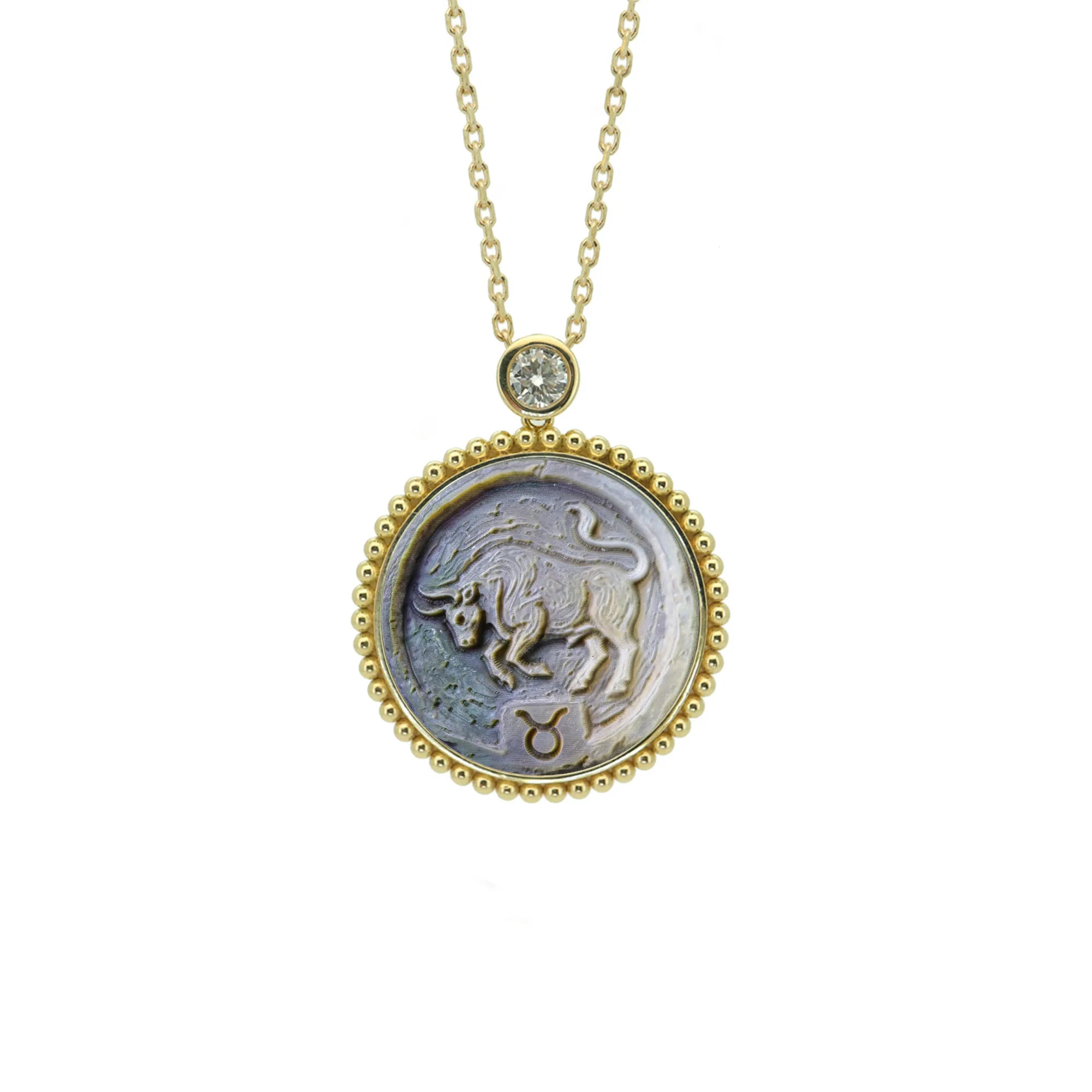 Post-Impressionist Zodiac Necklace-Beaded