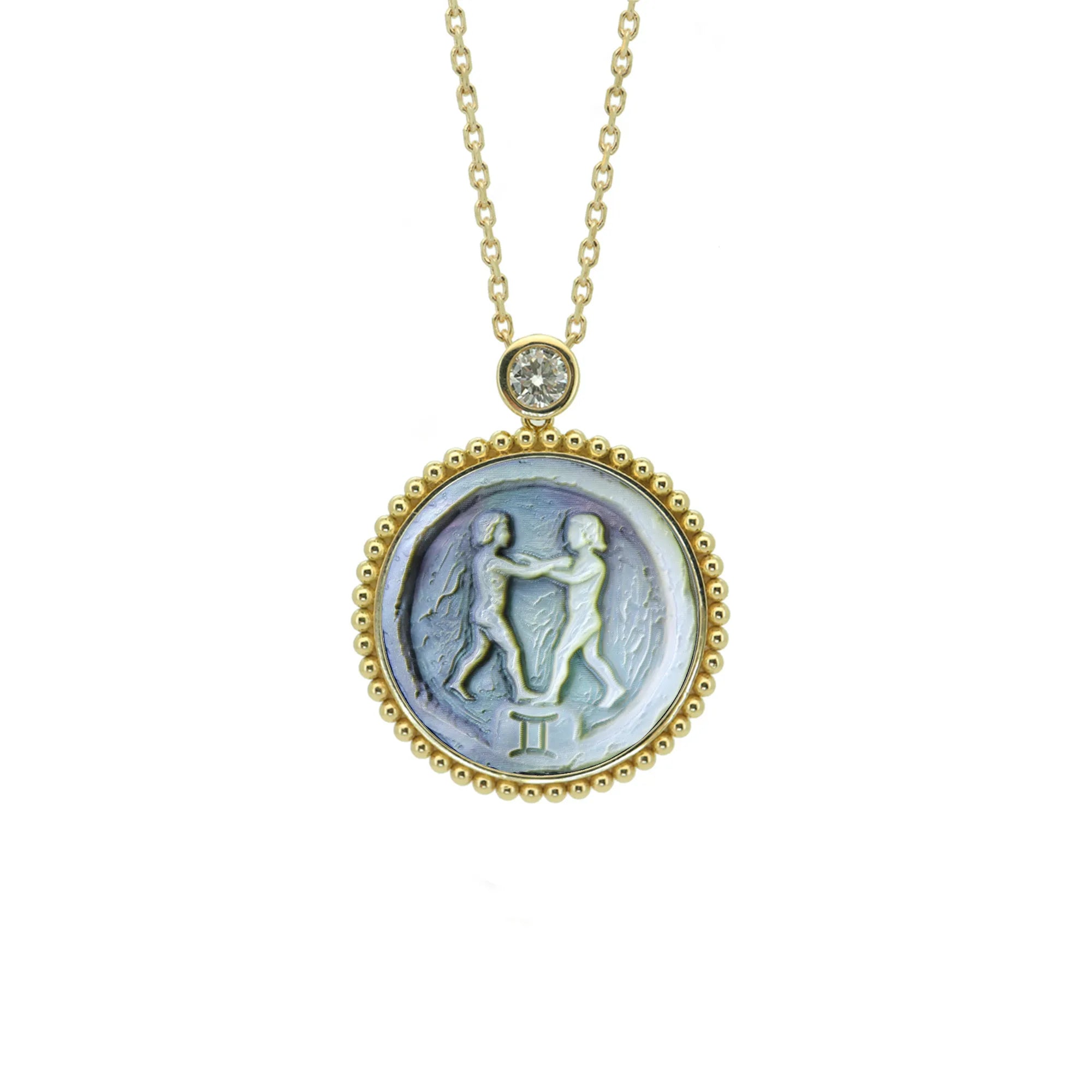 Post-Impressionist Zodiac Necklace-Beaded