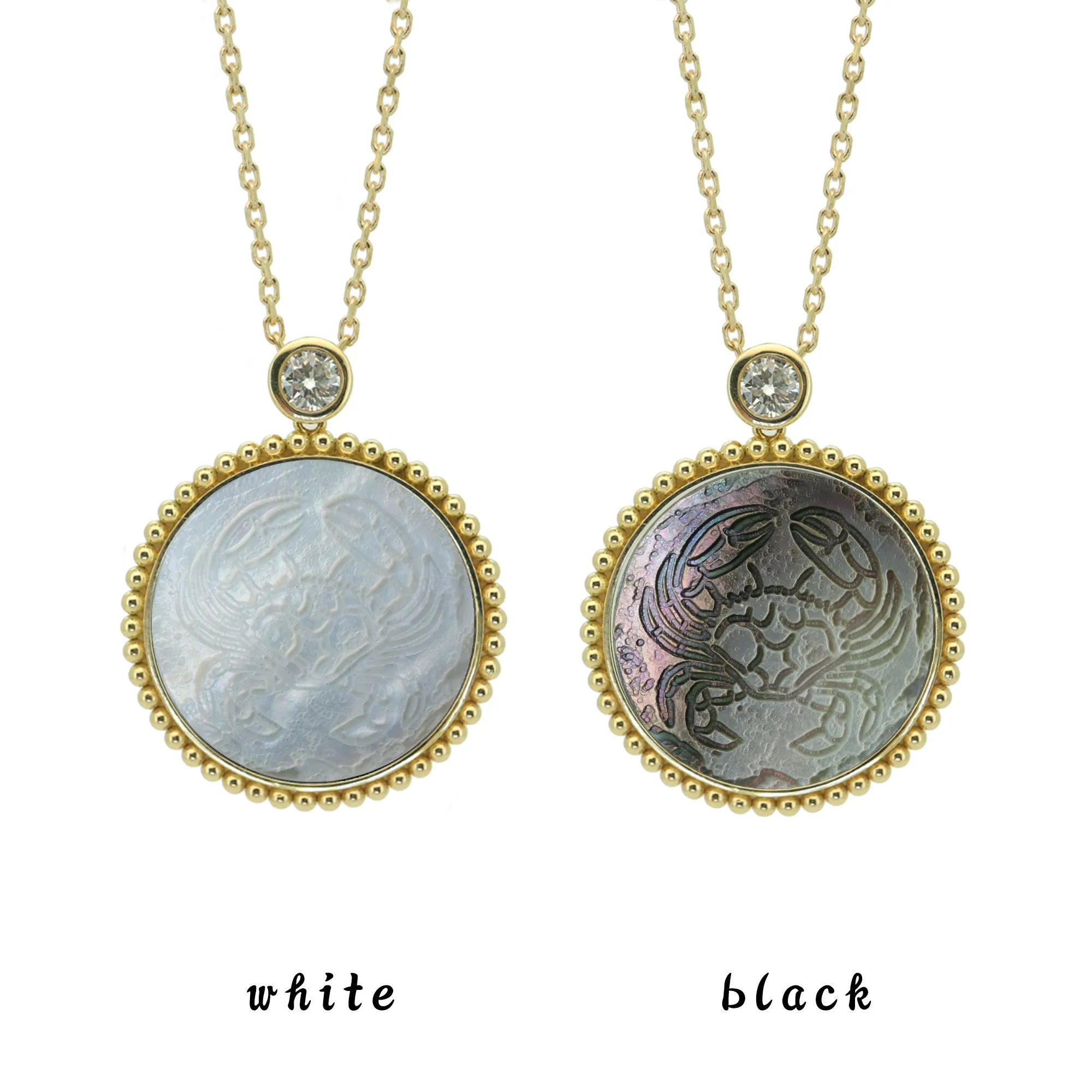 Archaeological Style Zodiac Necklace-Beaded
