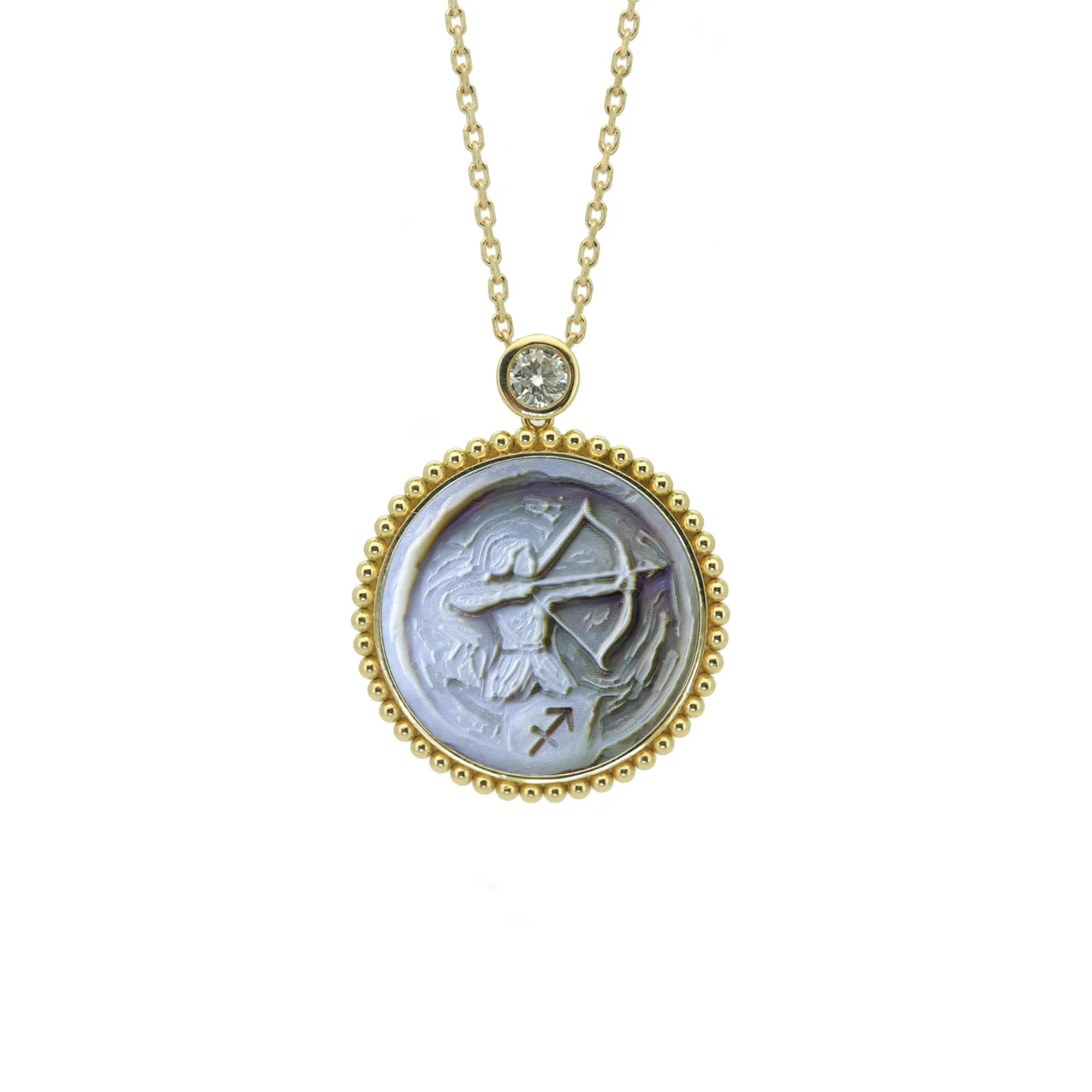 Post-Impressionist Zodiac Necklace-Beaded