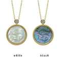 Pisces Stone-Hewn Beaded Zodiac Necklace