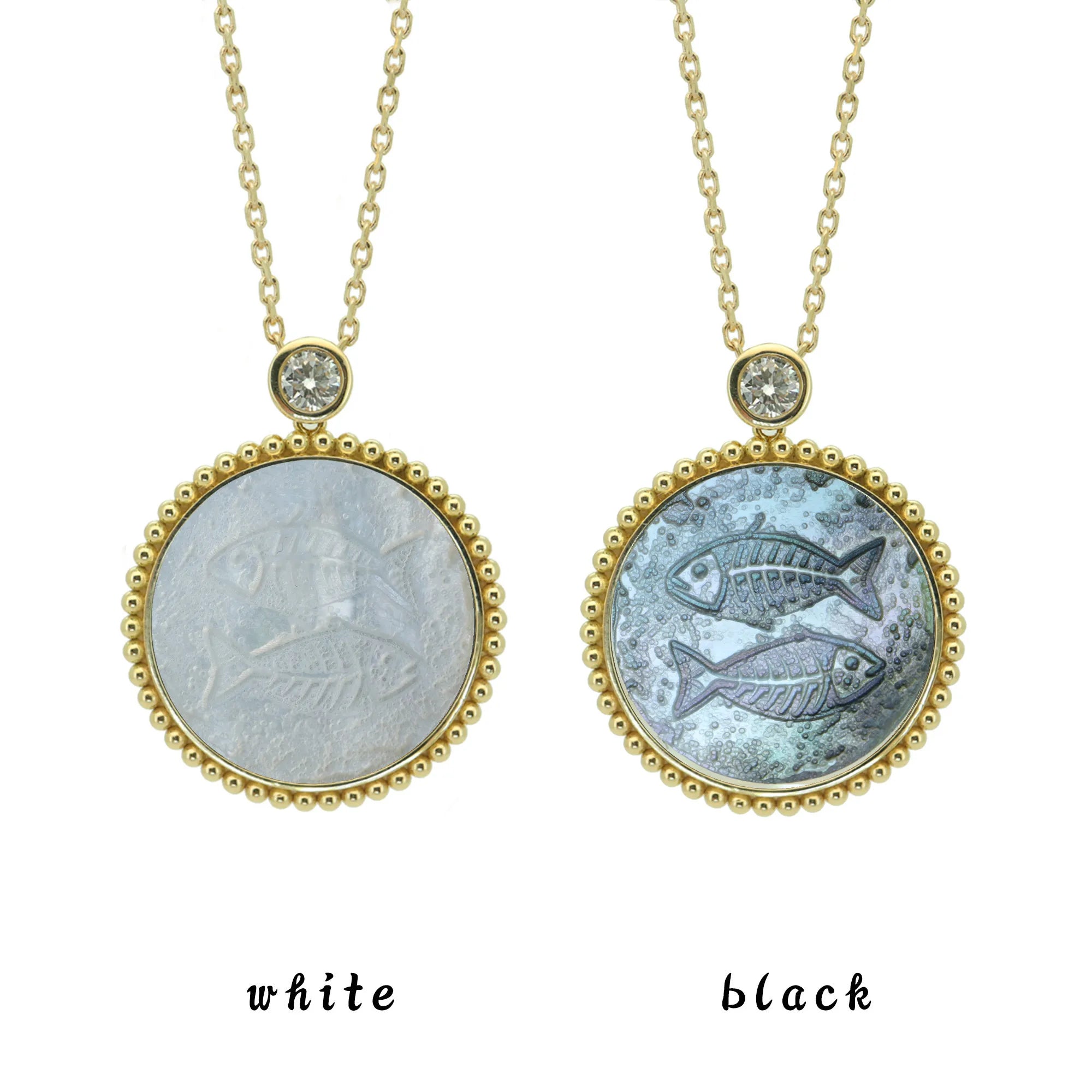 Archaeological Style Zodiac Necklace-Beaded