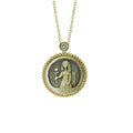 Virgo Avant-Garde Abstract Zodiac Relief Necklace - Beaded