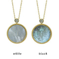 Scorpio Archaeological Style Zodiac Necklace - Beaded