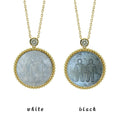 Gemini Archaeological Style Zodiac Necklace - Beaded