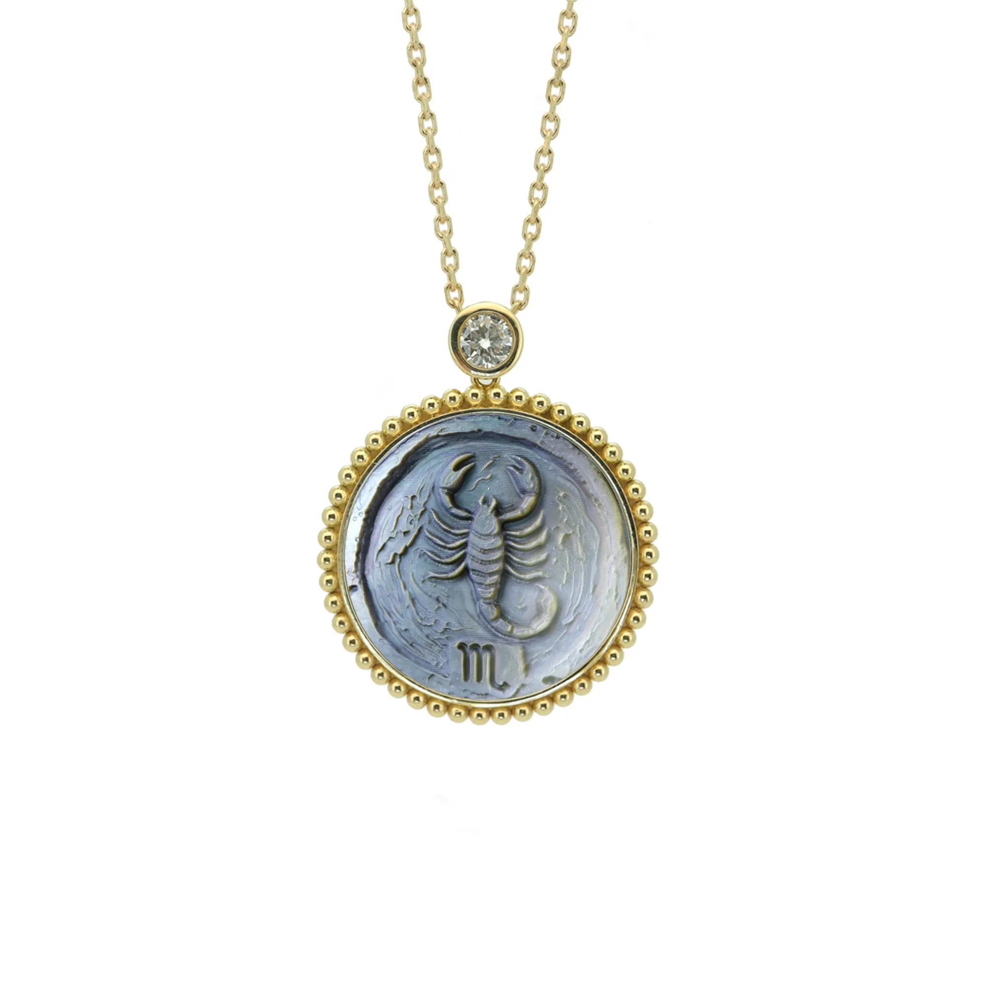 Post-Impressionist Zodiac Necklace-Beaded