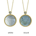 Taurus Archaeological Style Zodiac Necklace - Beaded