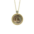 Scorpio Avant-Garde Abstract Zodiac Relief Beaded Necklace