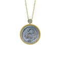 Aquarius Post-Impressionist Zodiac Necklace-Beaded