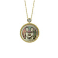 Gemini Avant-Garde Abstract Zodiac Relief Necklace-Beaded