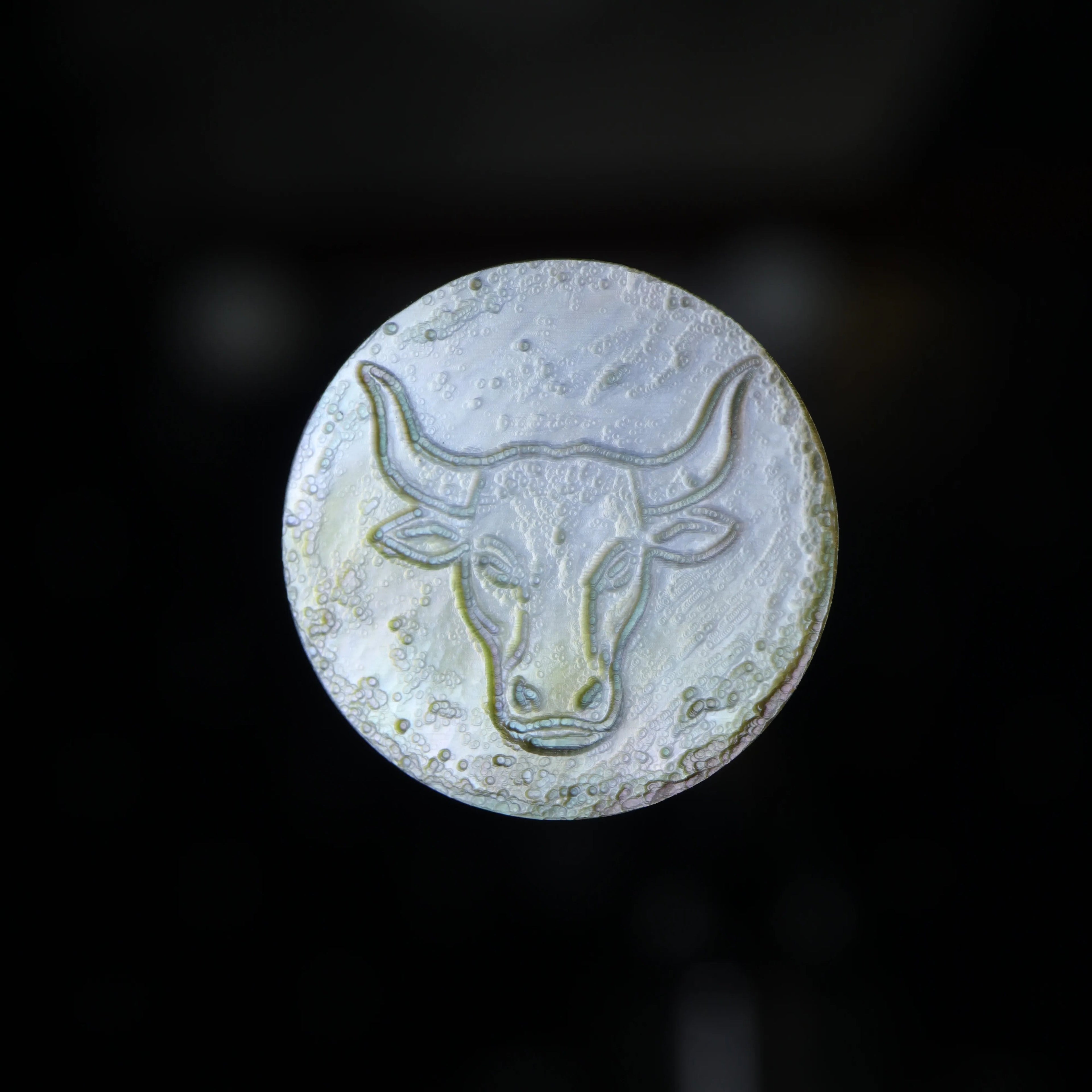 Flat Archaeological Style Zodiac Necklace-Twisted (Copy)