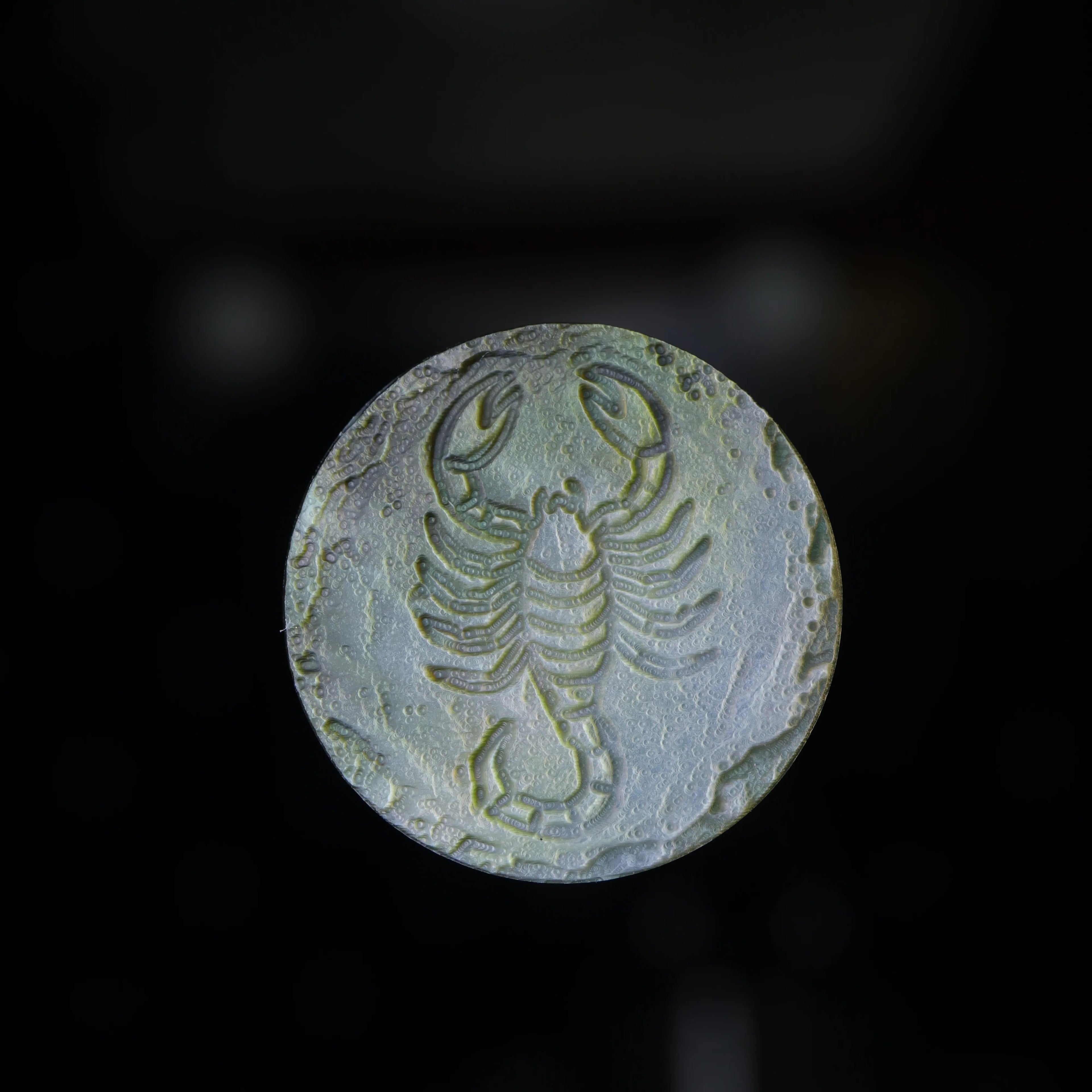 Flat Archaeological Style Zodiac Necklace-Twisted (Copy)