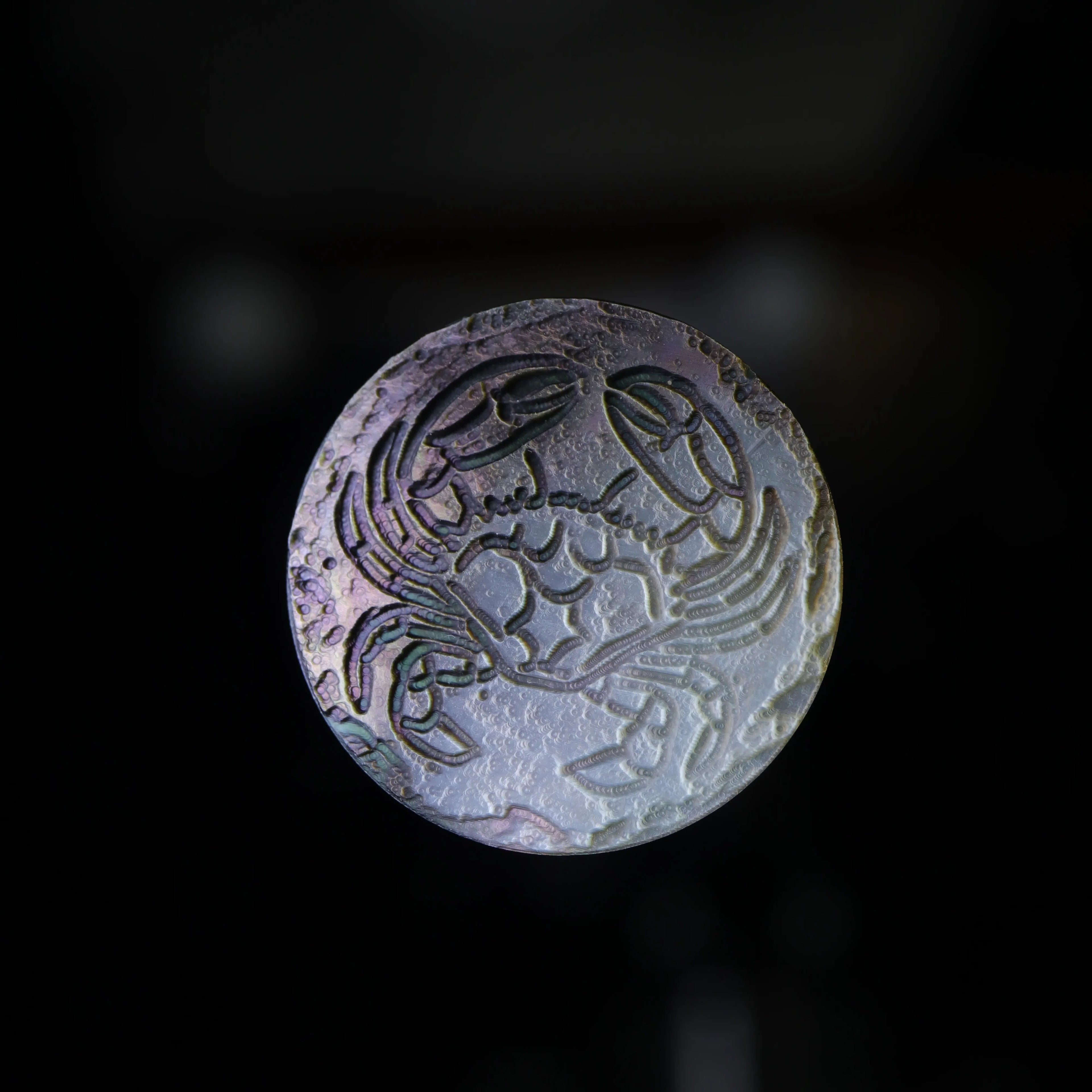 Flat Archaeological Style Zodiac Necklace-Twisted (Copy)