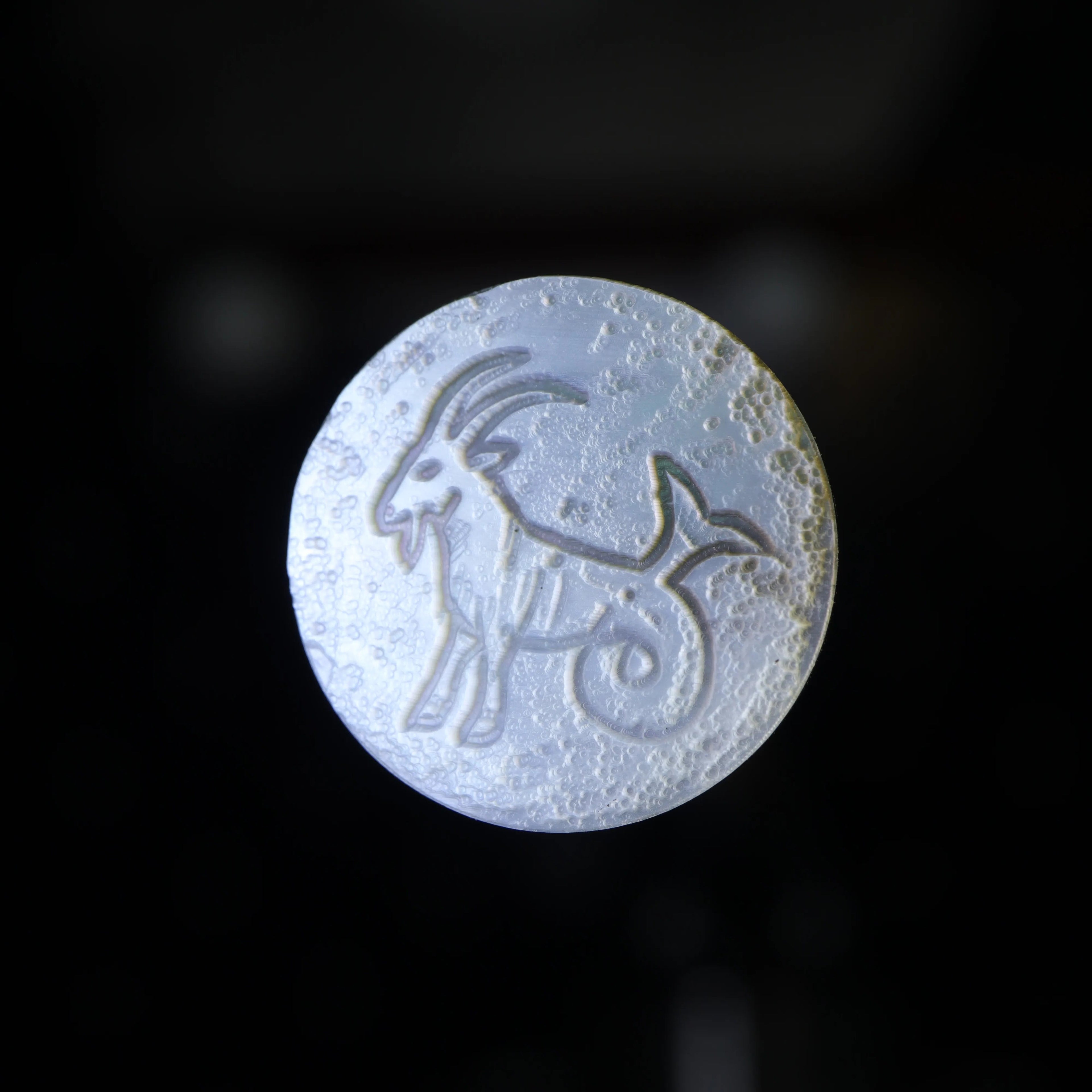 Flat Archaeological Style Zodiac Necklace-Twisted (Copy)
