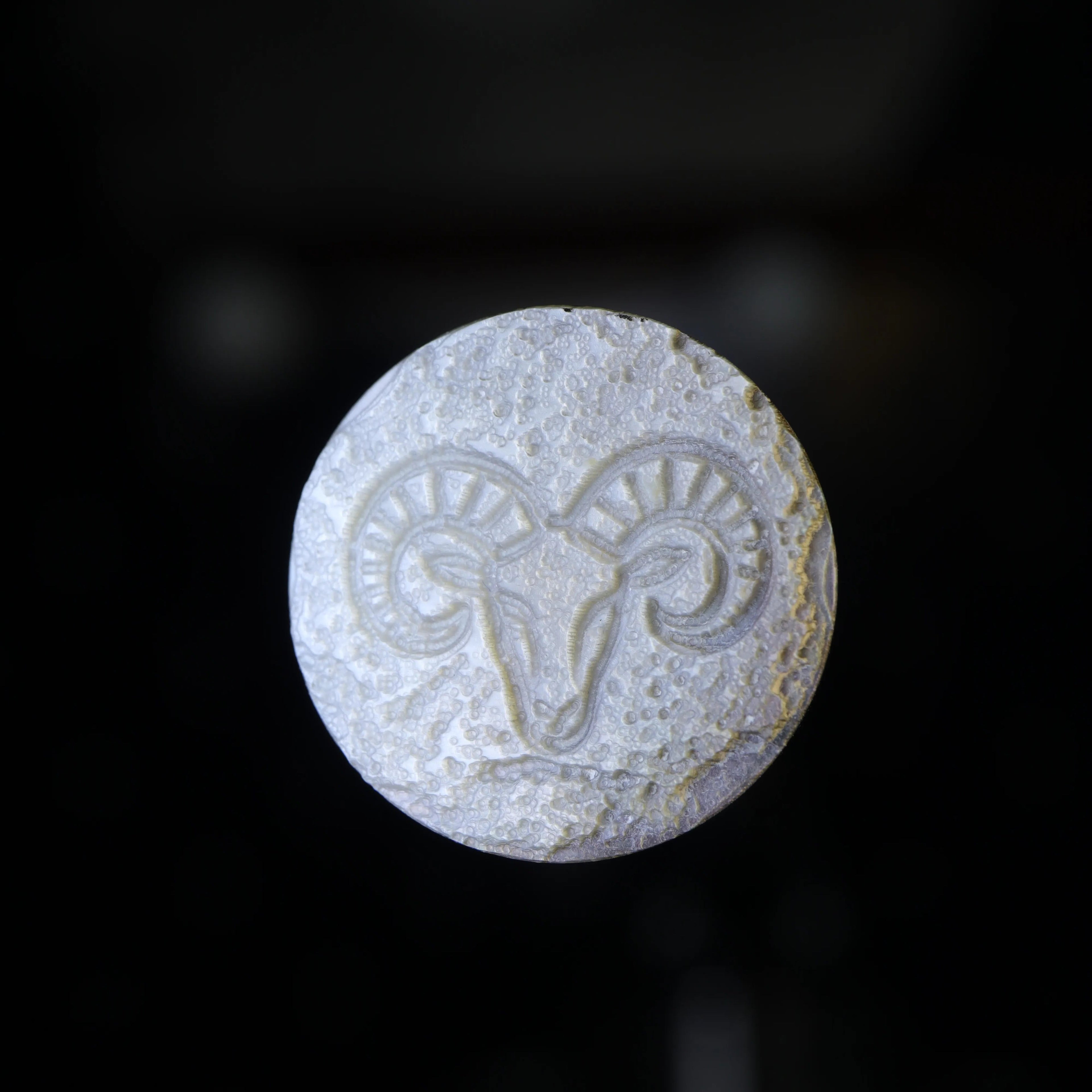 Flat Archaeological Style Zodiac Necklace-Twisted (Copy)