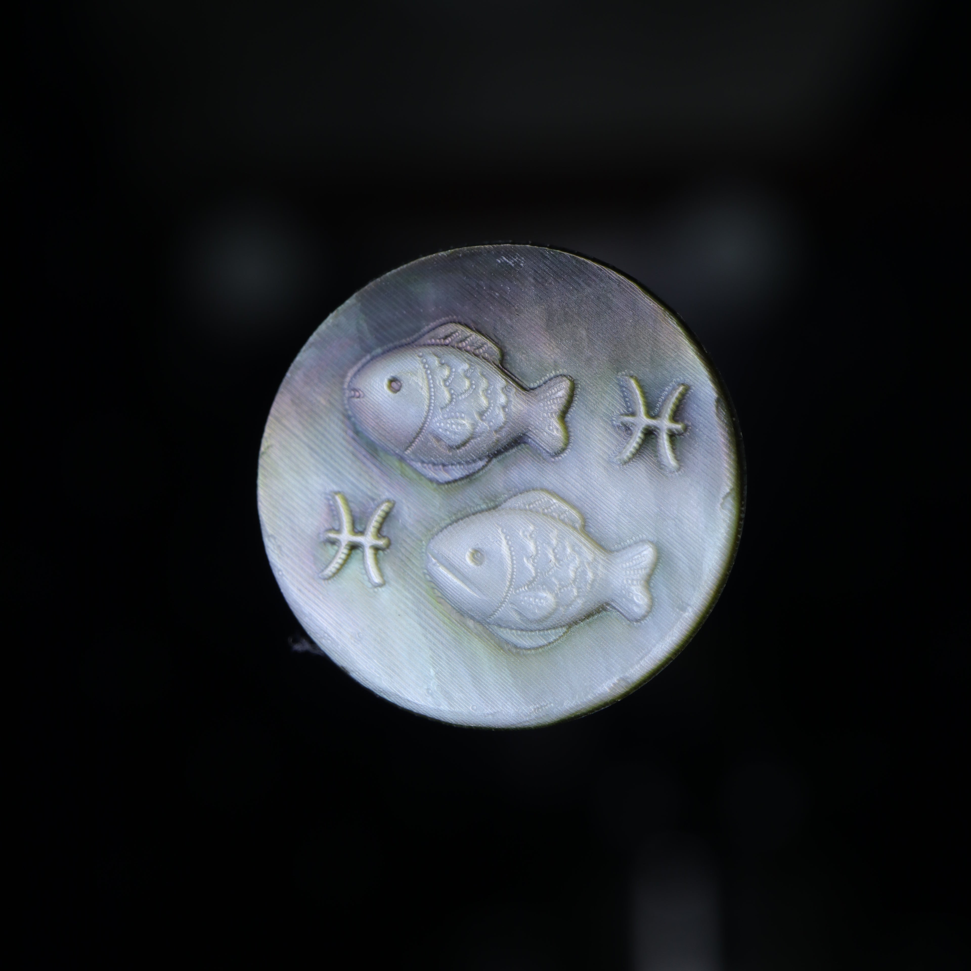 Zodiac Shell Carving Disc