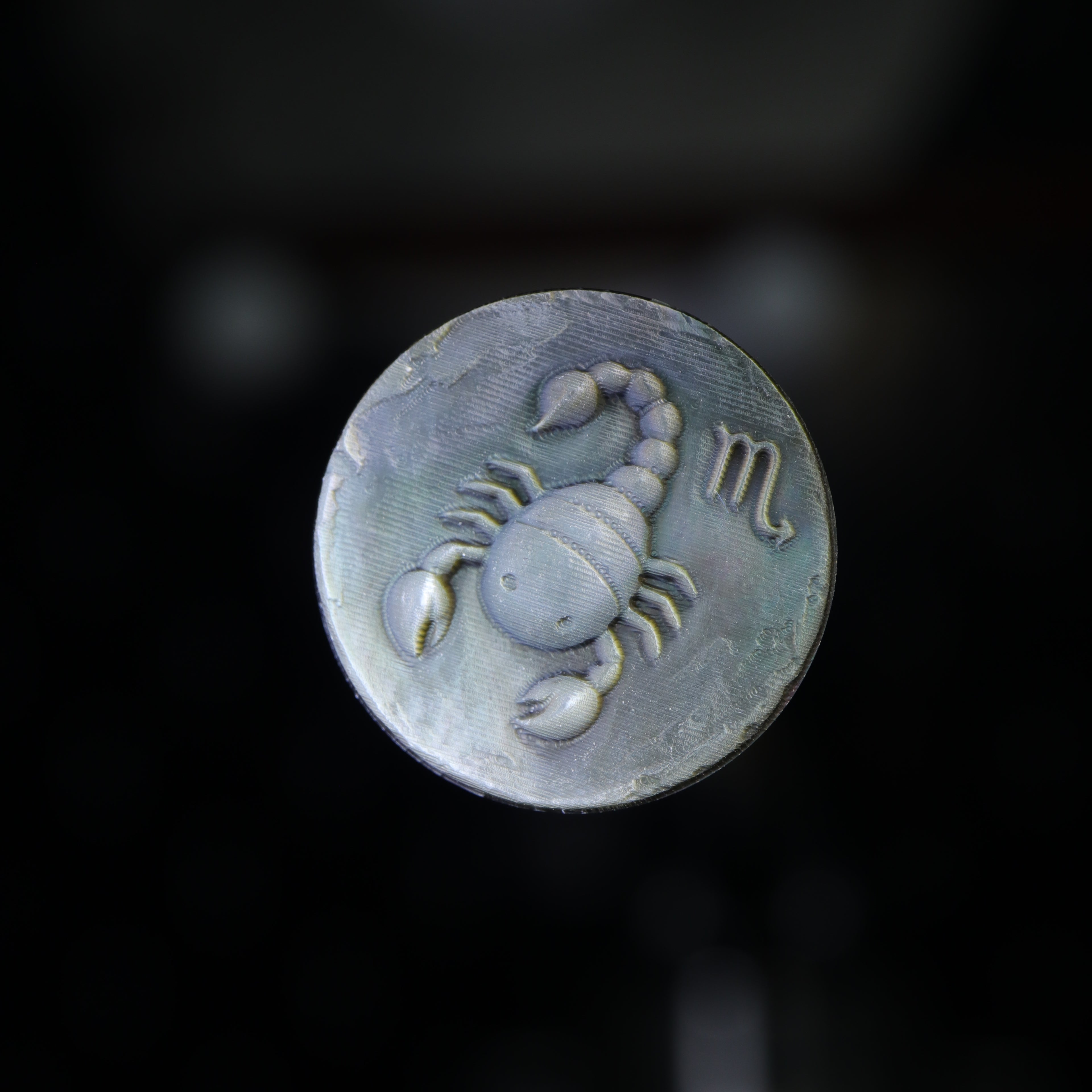 Zodiac Shell Carving Disc