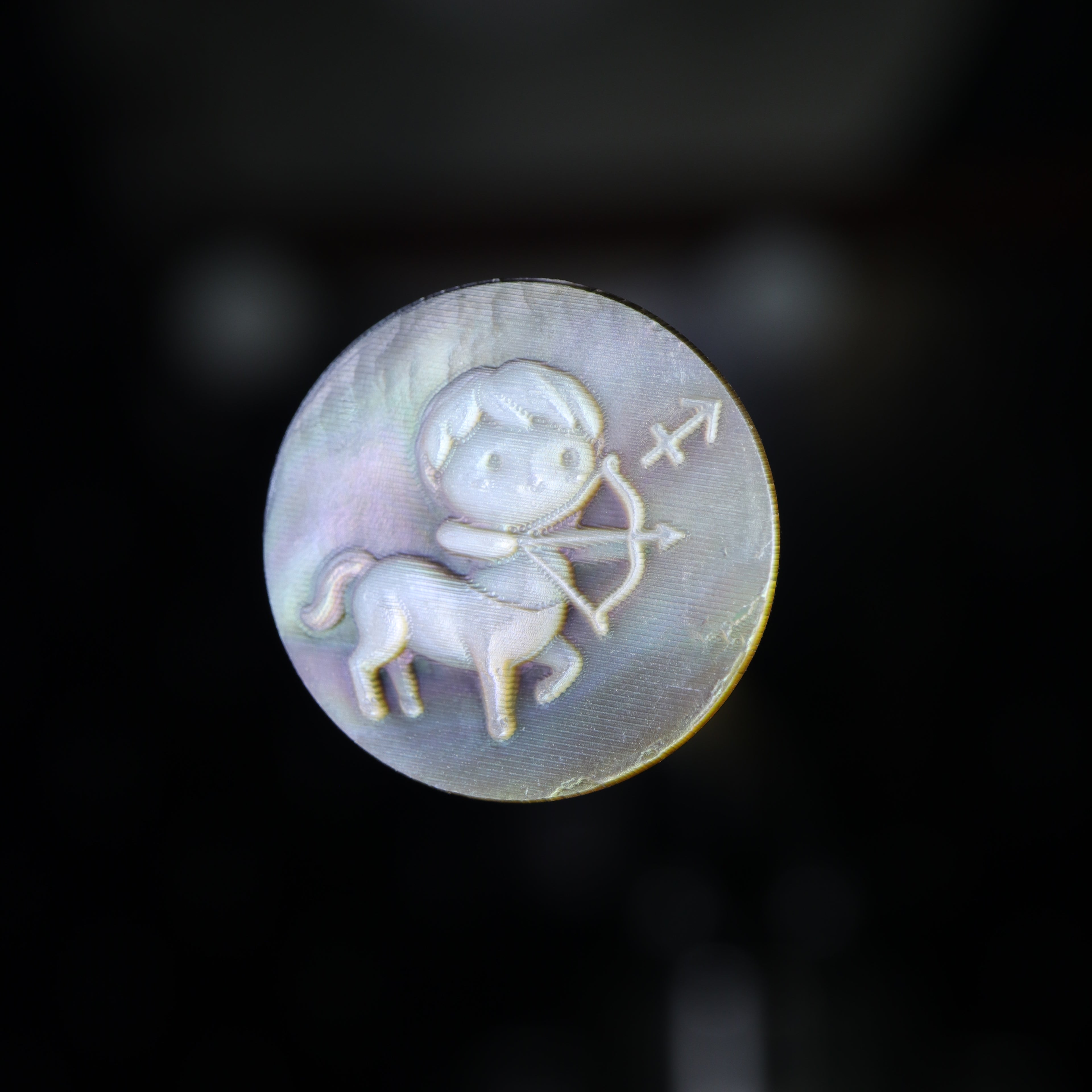 Zodiac Shell Carving Disc