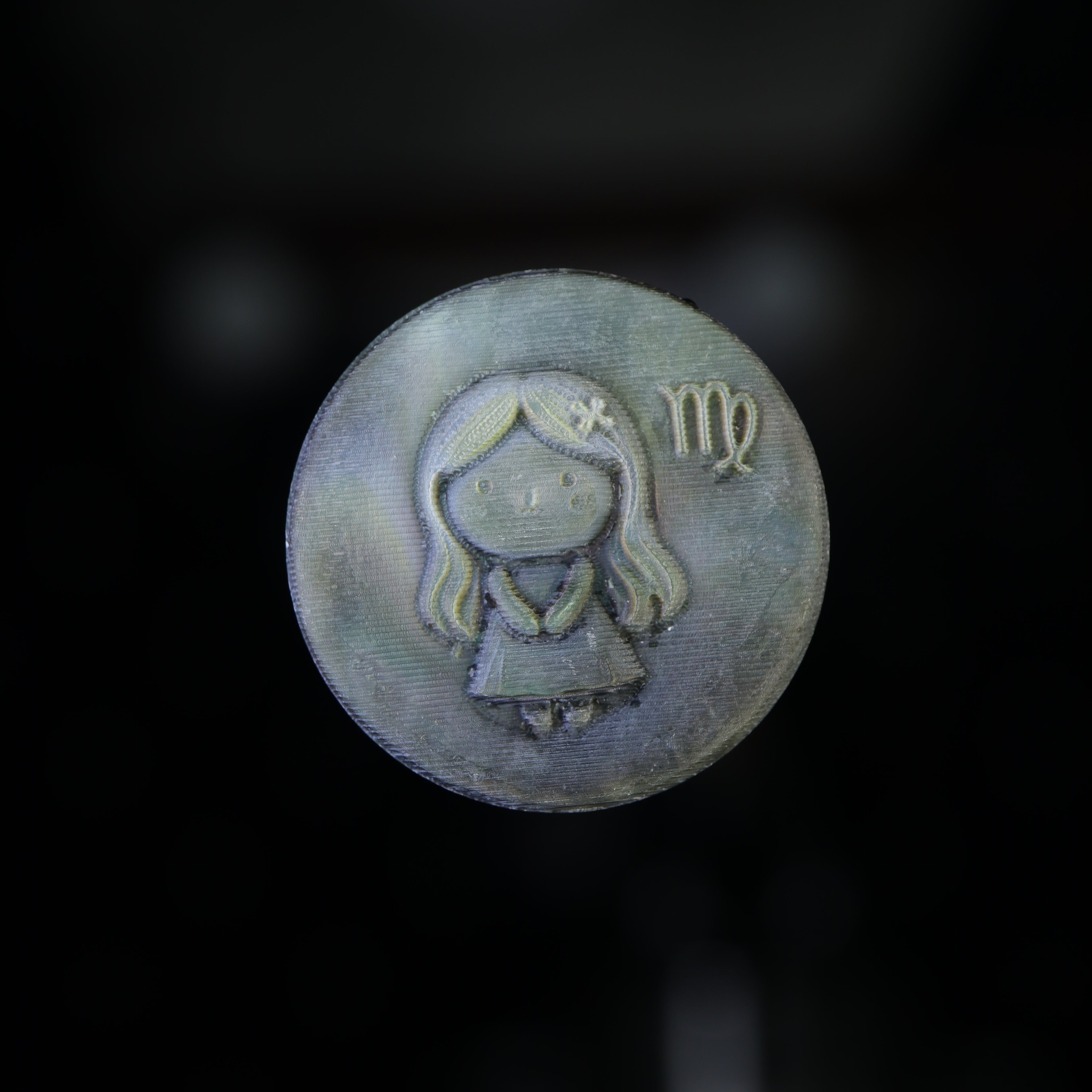 Zodiac Shell Carving Disc
