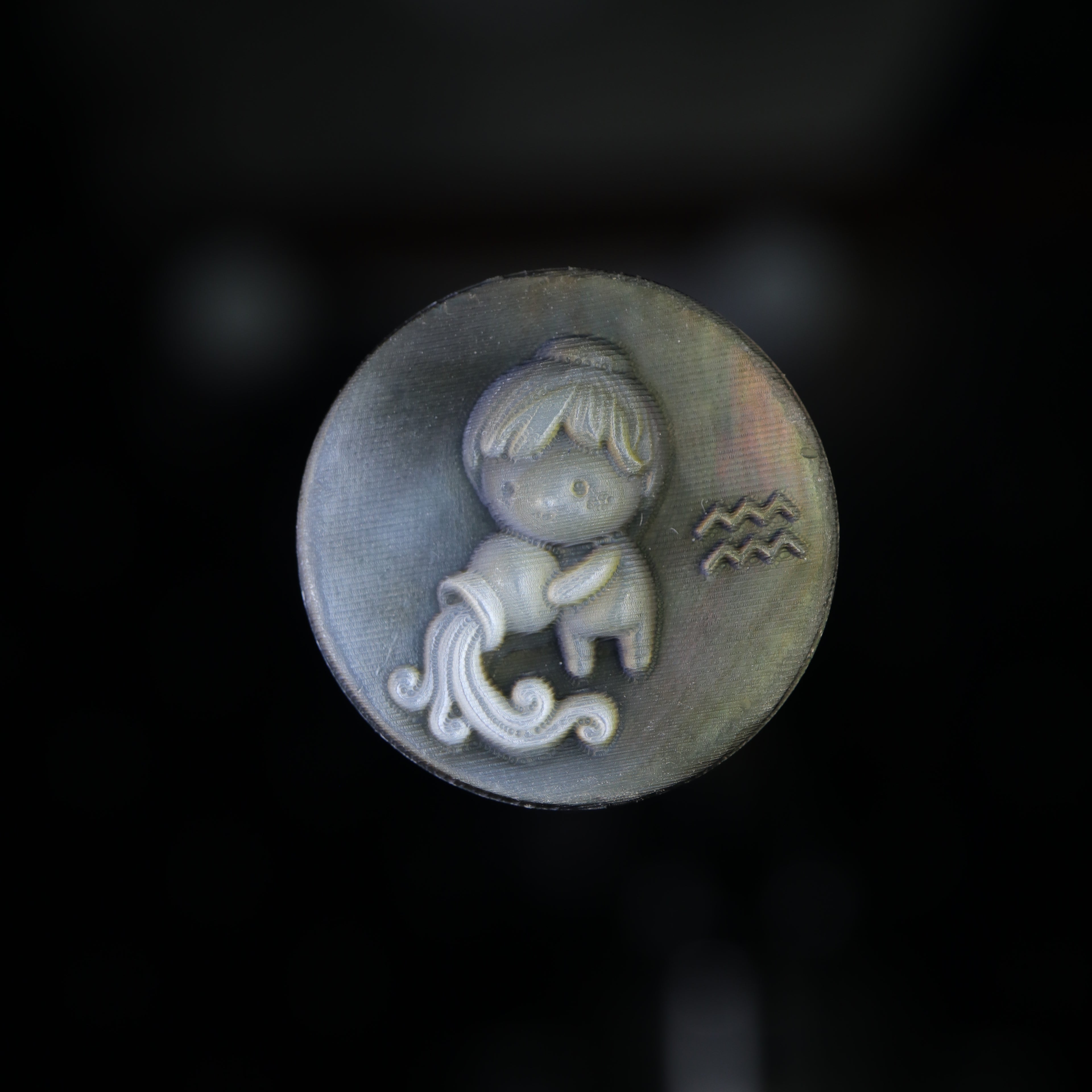Zodiac Shell Carving Disc
