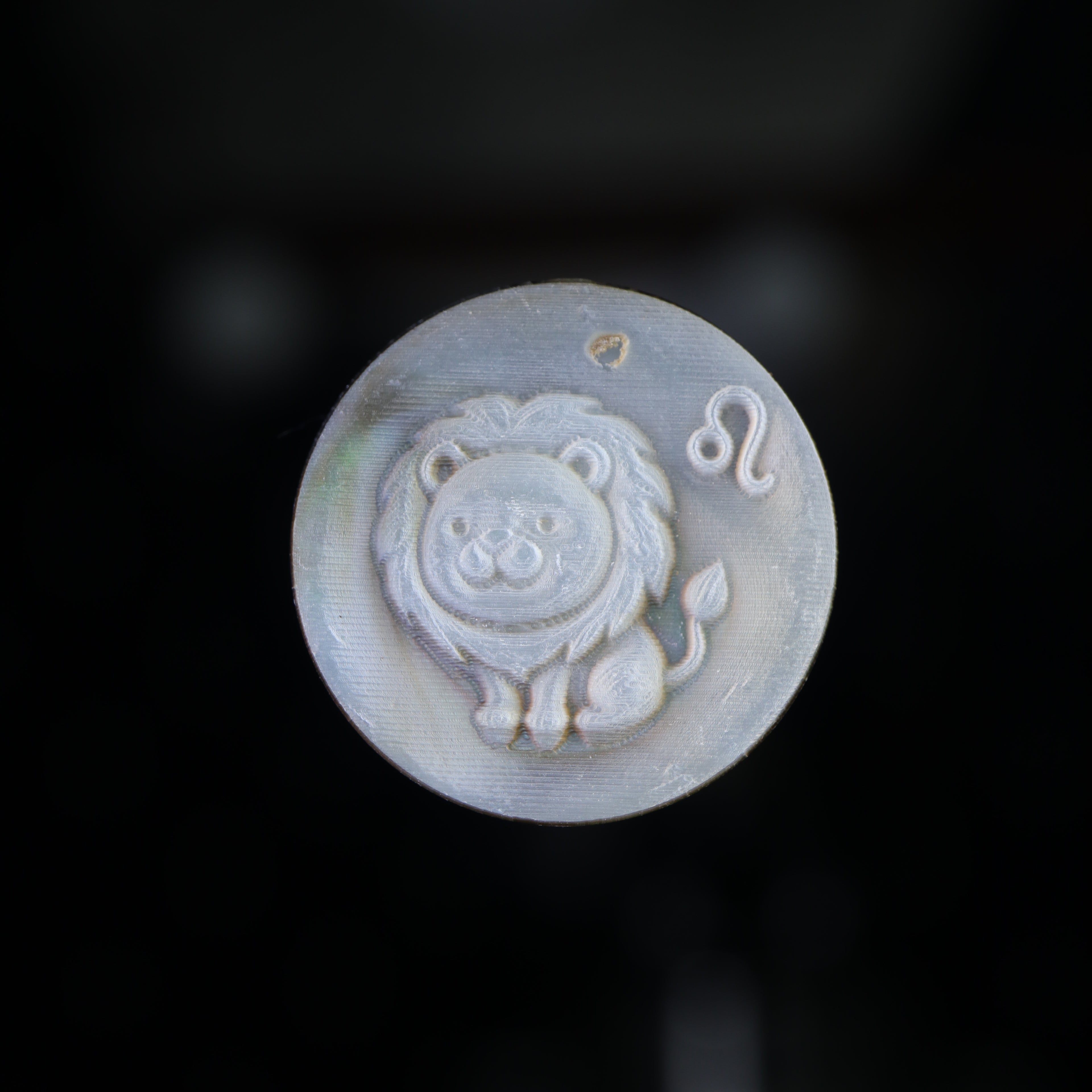 Zodiac Shell Carving Disc