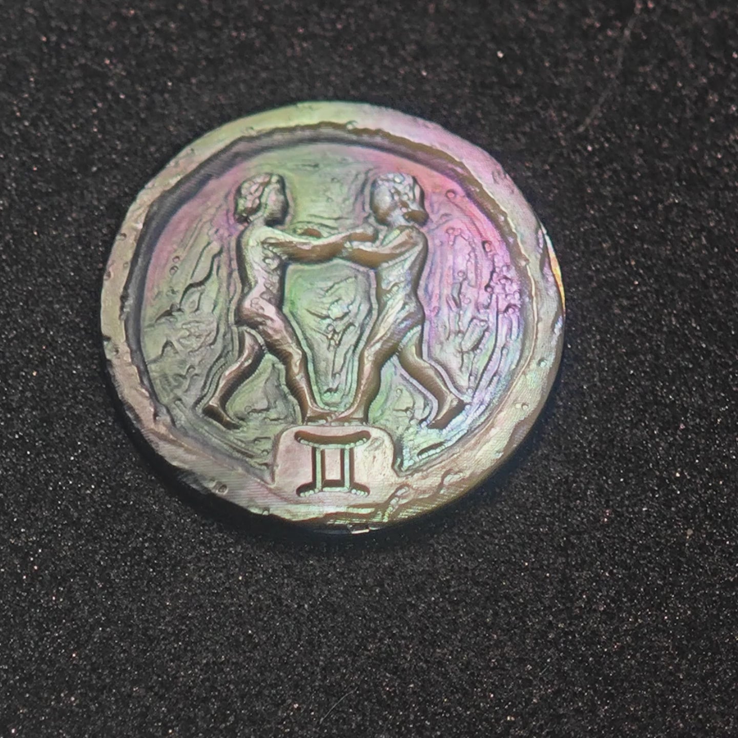 Gemini - Impressionist Zodiac Necklace - Twisted